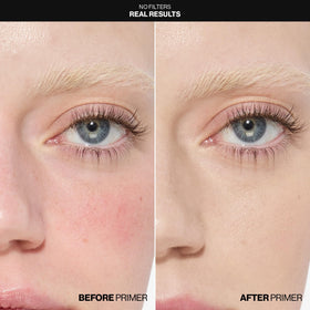 Smashbox primer with open cap dispensing a drop demonstrating controlled application