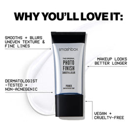 Smashbox primer inside travel pouch conveying convenience for trips