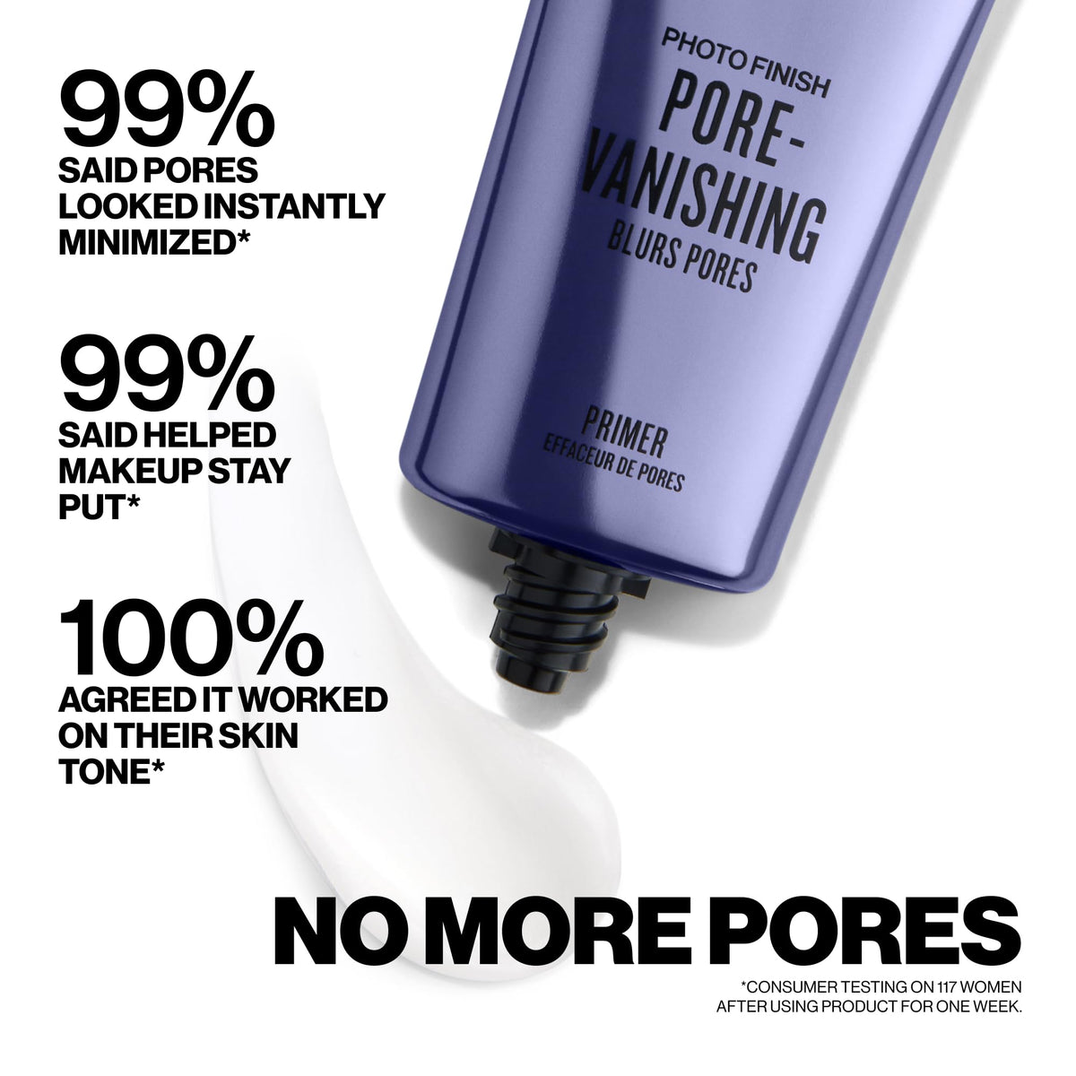 Smashbox priming application on hand demonstrating blendability and quick absorption benefit
