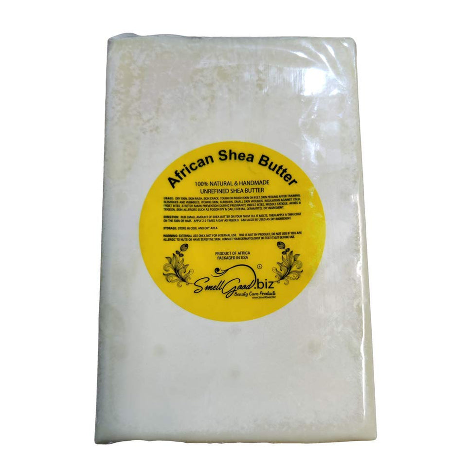 SmellGood front packaging 5lbs showing natural ivory butter and brand clarity benefit