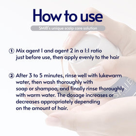 SMIB shampoo placed in a bathroom set showing daily-use convenience benefit