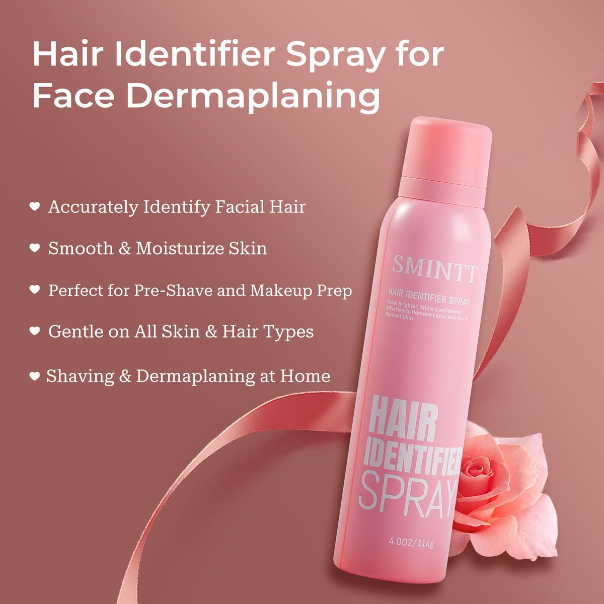 SMINTT in use with dermaplane tool demonstrating safer, smoother hair removal at home