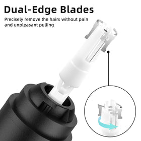 Smity trimmer with head removed demonstrating washable component for hygiene
