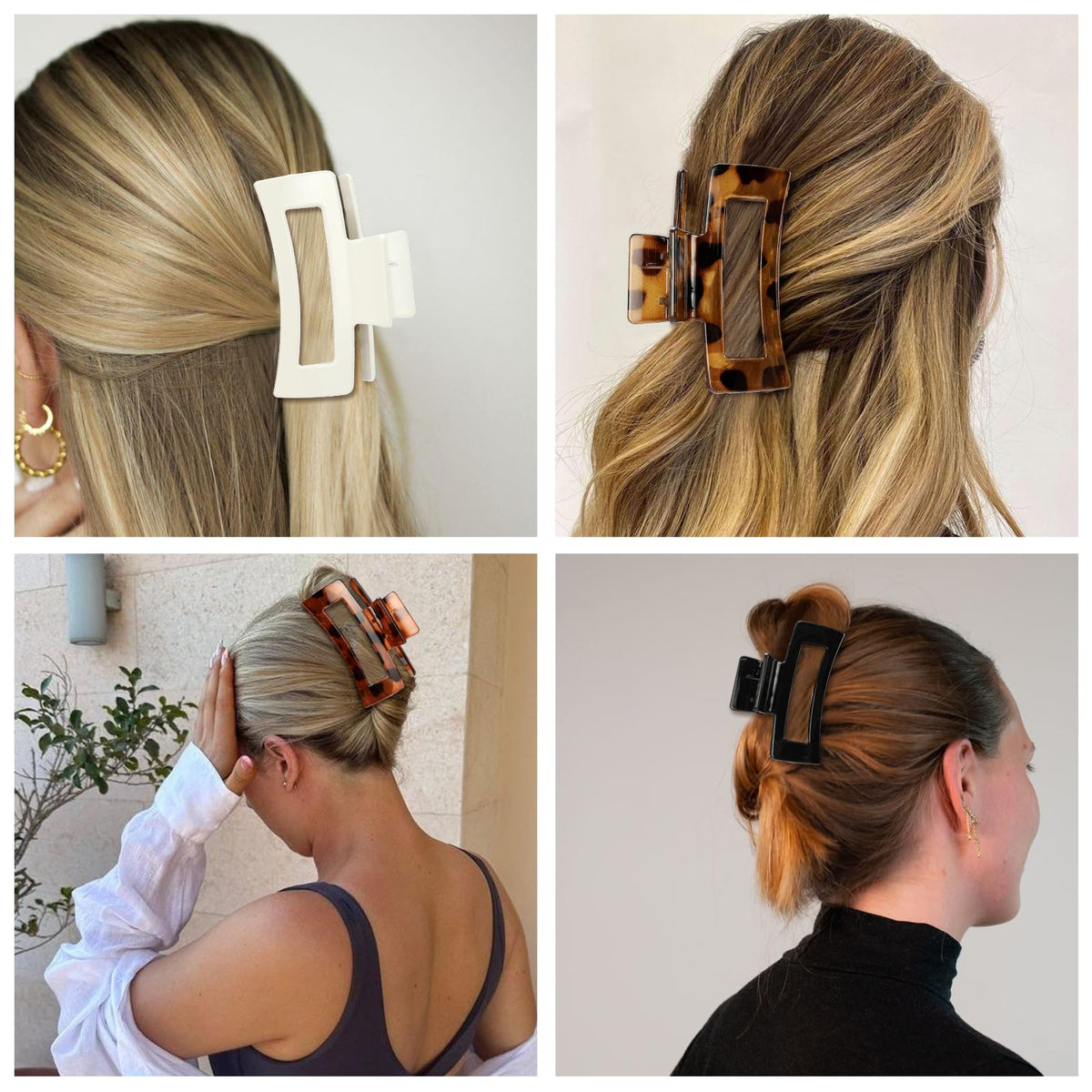 SMKSL clip holding thick hair securely for effortless bun styling