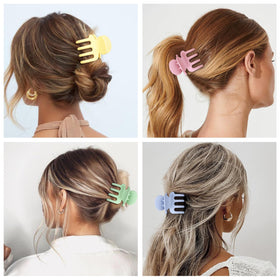 SMKSL clip holding a half-up hairstyle, stylish and neat finish