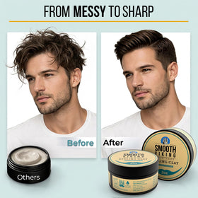 Smooth Viking jar on bathroom counter illustrating daily grooming routine