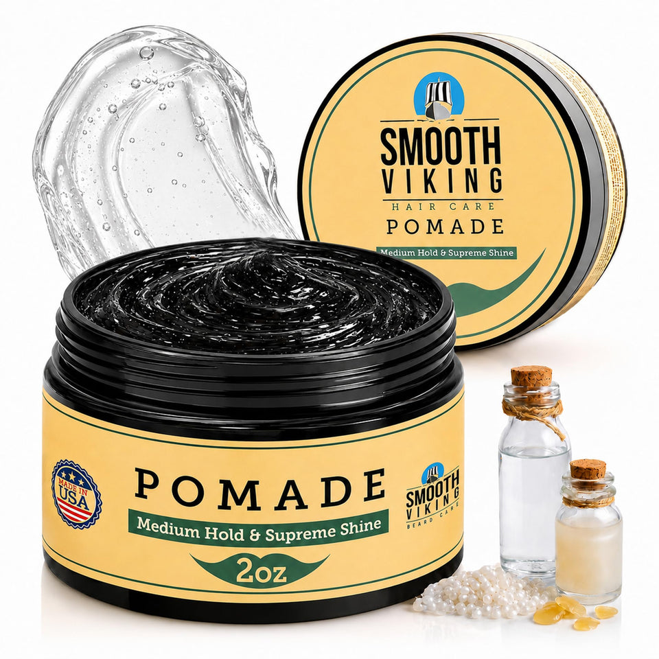 Smooth Viking front jar showing clean packaging and easy grip