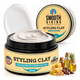 Smooth Viking front jar showing product and branding for confident styling