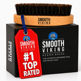 Smooth Viking front packaging showing complete grooming kit and classic design benefit