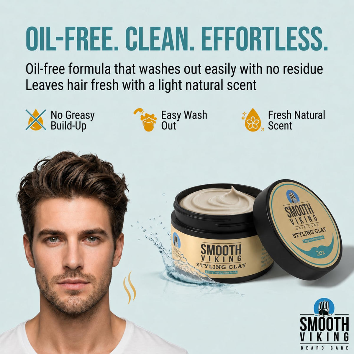 Smooth Viking packaging with contents highlighting formula and scent