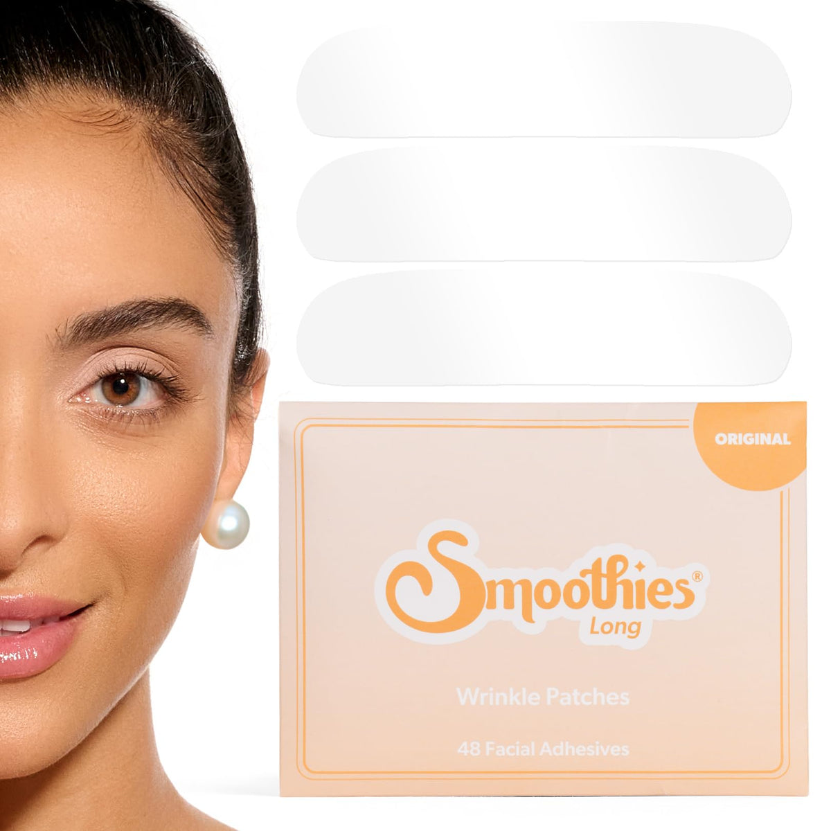 Smoothies front packaging showing 48 patches and clear benefit