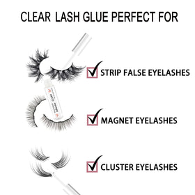 SMSUX lashes cleaned after removal illustrating gentle easy cleanup