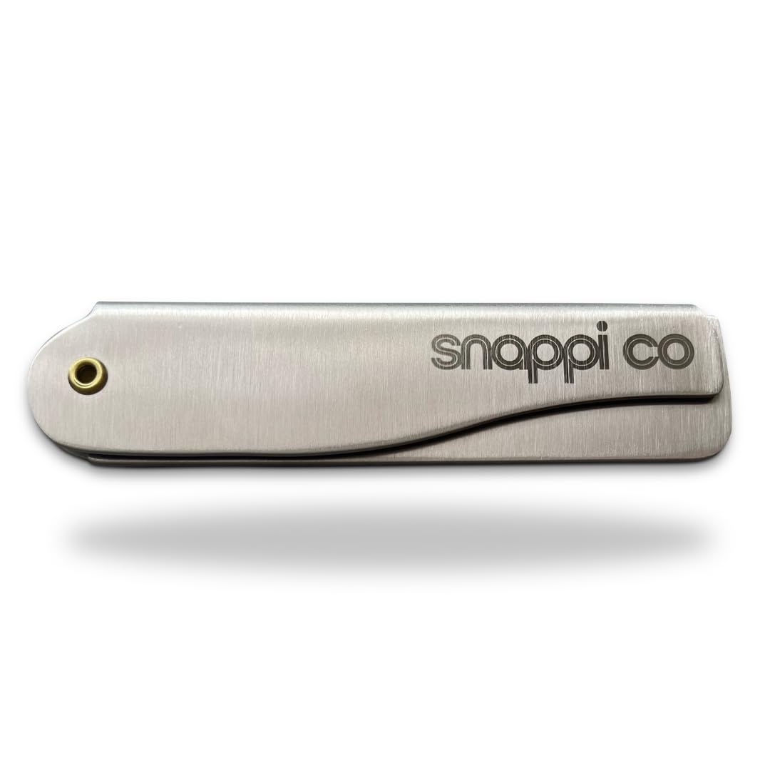Snappi Co front-facing comb in black gift box showing premium presentation and portability