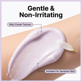 Snatched Cream used on bikini line showing precise, gentle hair removal