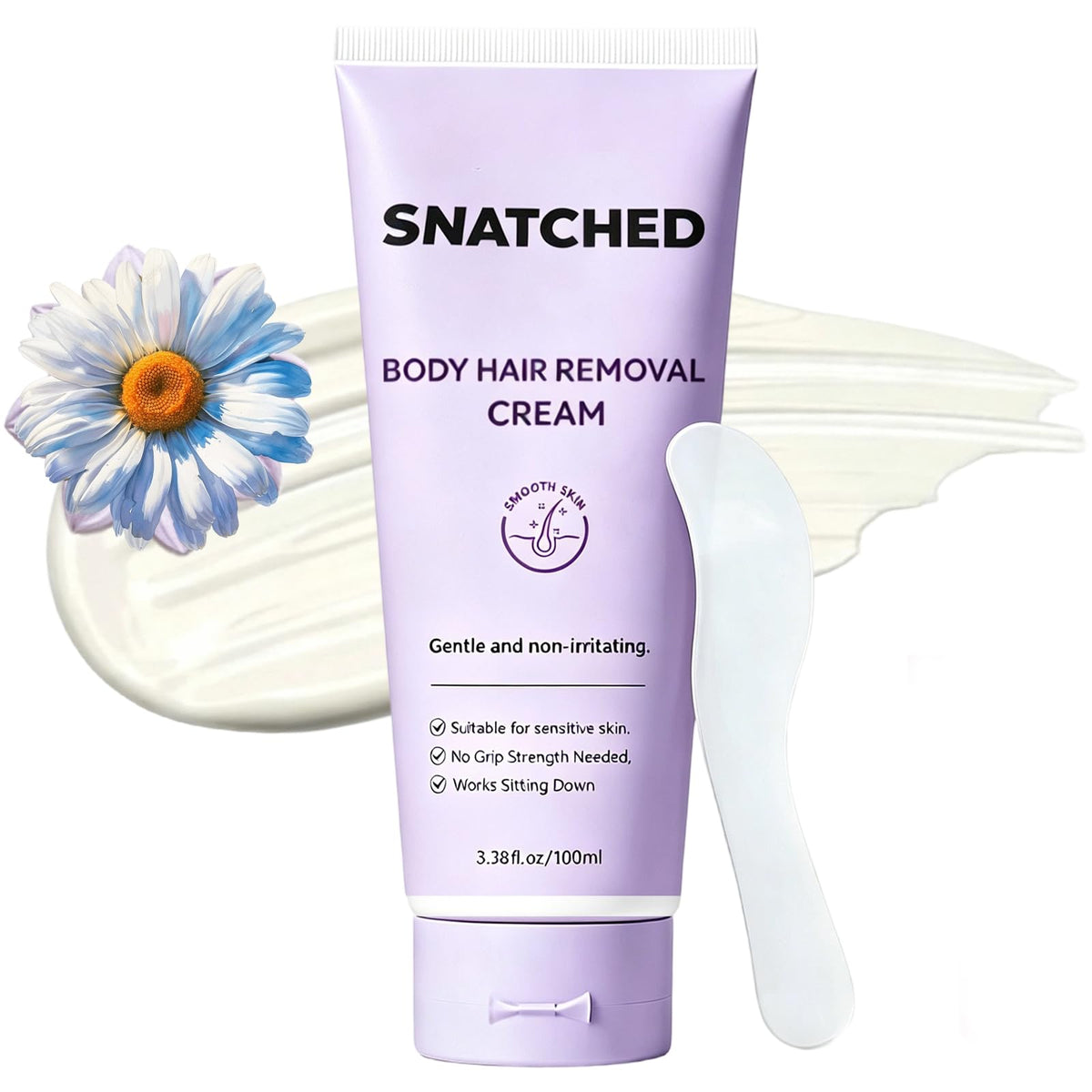 Snatched Cream front packaging showing brand and smooth-skin benefit