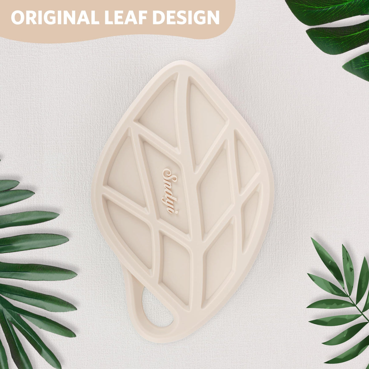 Sndyi hanging on shower hook to dry reducing bacteria and clutter