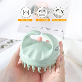 Sndyi scalp massager in shower demonstrating deep-clean action