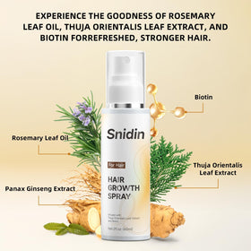 Snidin bottle label detail closeup to view ingredient and usage information