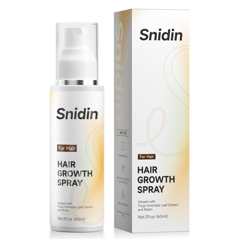 Snidin front packaging showing bottle and label for clear product ID and trust