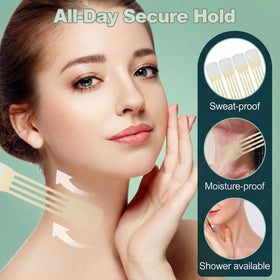 Snifflink application demo on neck showing discreet lift benefit
