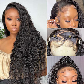 SNJON pre-plucked hairline with baby hair for instant natural finish