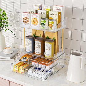 SNSLXH size comparison with everyday bottles showing compact footprint