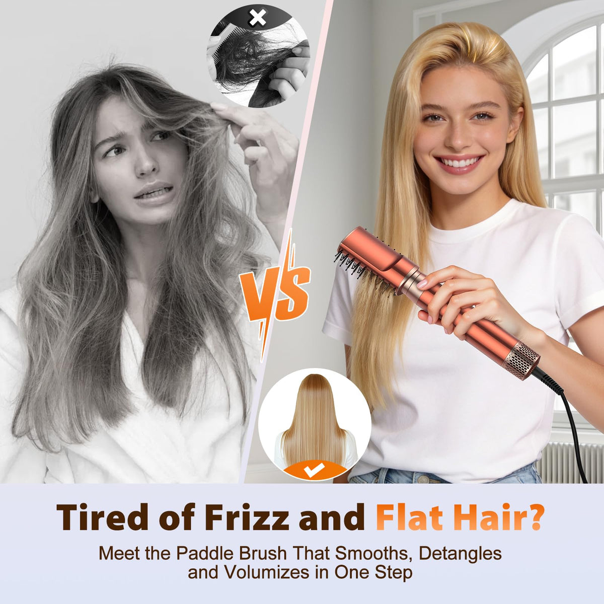 SnugLuv styler drying hair in hand to show fast drying benefit