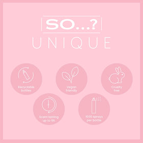 So...? truffle and vanilla inspiration display highlighting gourmand scent notes