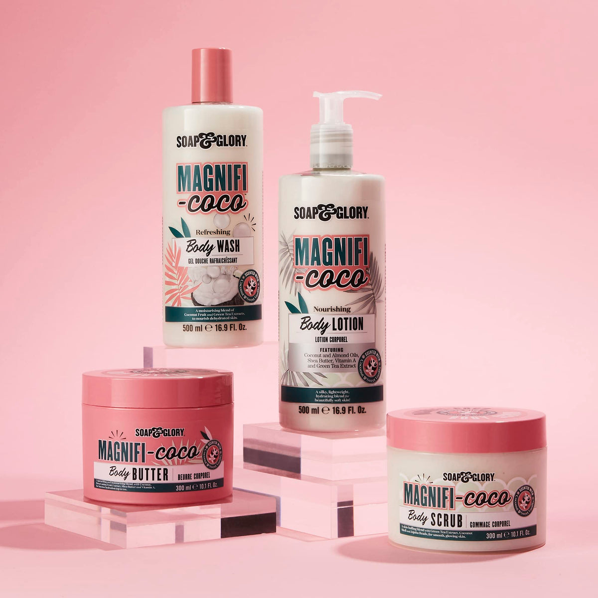 Soap & Glory being applied to forearm demonstrating smooth absorption and softening