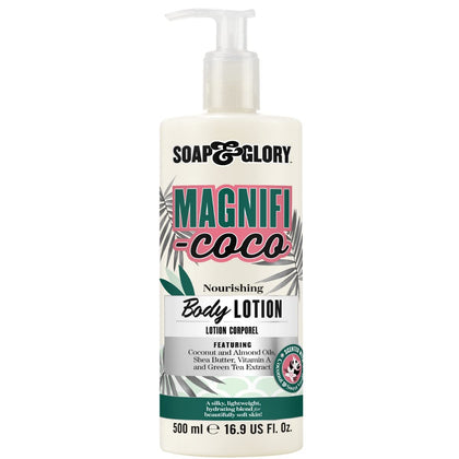 Soap & Glory front bottle showing label and 16.9 fl oz size for everyday hydration