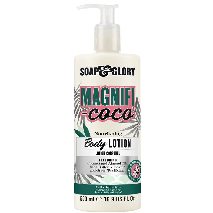 Soap & Glory front bottle showing label and 16.9 fl oz size for everyday hydration