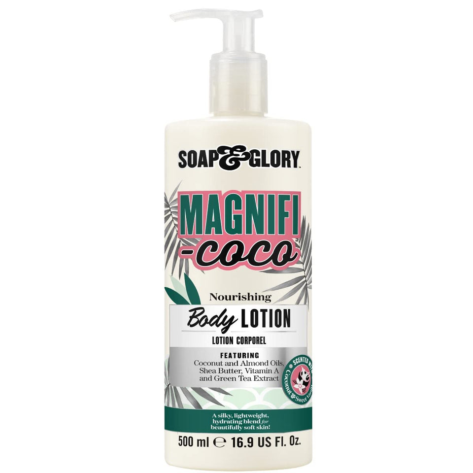 Soap & Glory front bottle showing label and 16.9 fl oz size for everyday hydration
