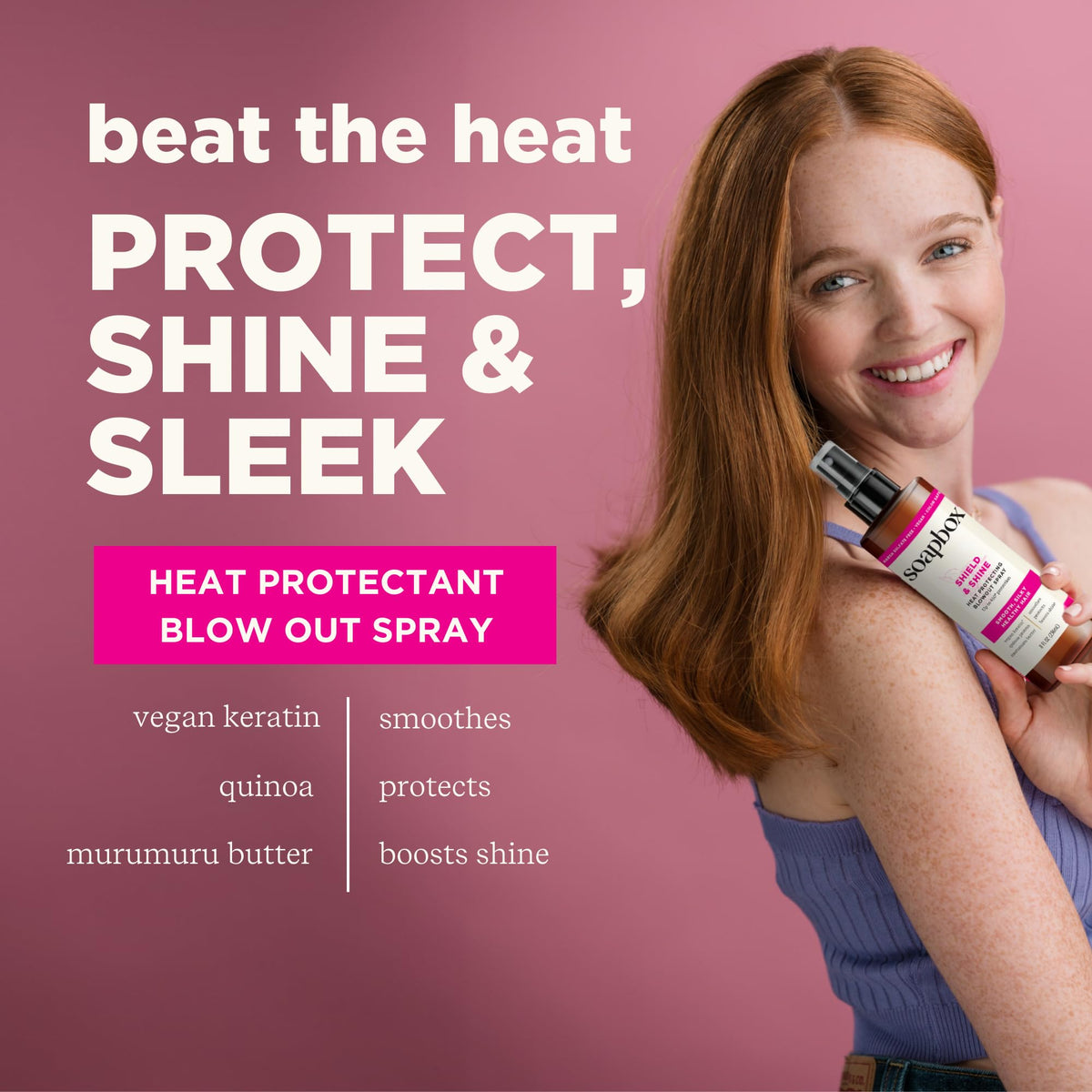 Soapbox close-up label highlighting key ingredients and clean formula benefits