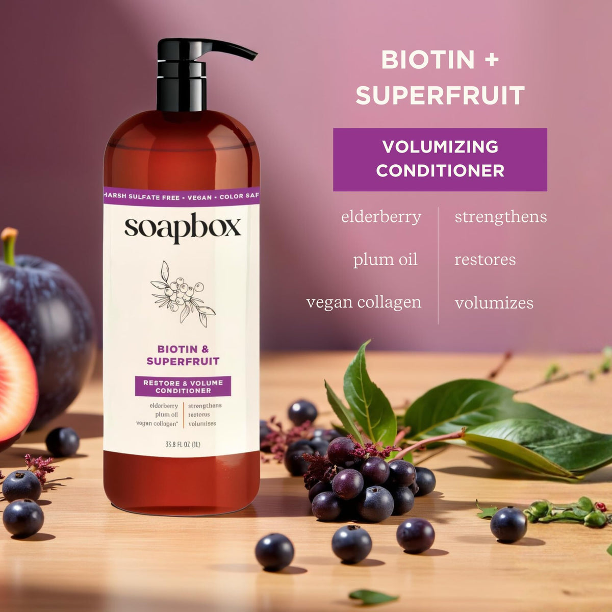 Soapbox conditioner in shower demonstrating smooth application benefit