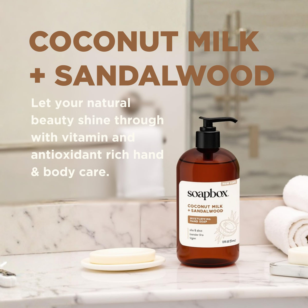 Soapbox in kitchen sink showing practical everyday use and scent