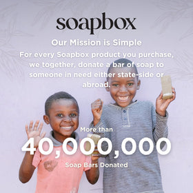 Soapbox Scalp Soother applied to scalp demonstrating targeted pre-shampoo benefit