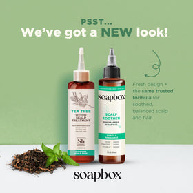 Soapbox Scalp Soother texture close-up drop highlighting lightweight absorption