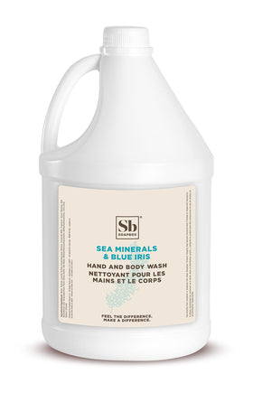 Soapbox gallon bottle front view showing product and refill benefit