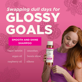 Shampoo lather swirl from Soapbox showing gentle foaming and effective cleanse