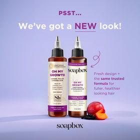 Soapbox cream texture close-up highlighting lightweight, non-greasy formula