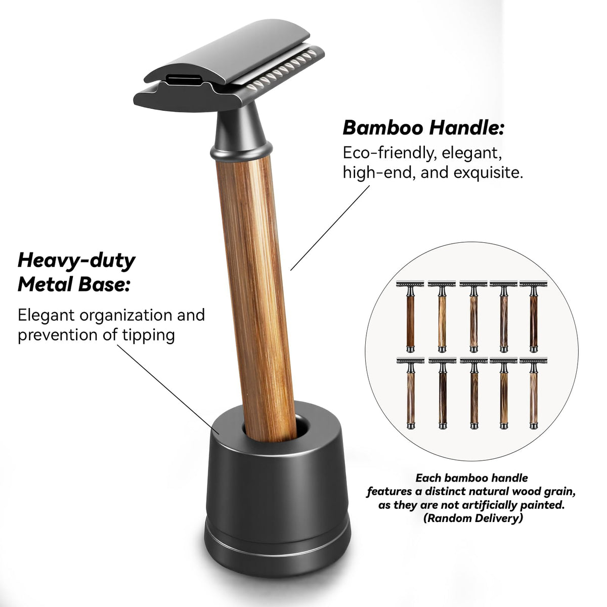 SOBIY razor held in hand to show size and ergonomic scale for comfortable handling