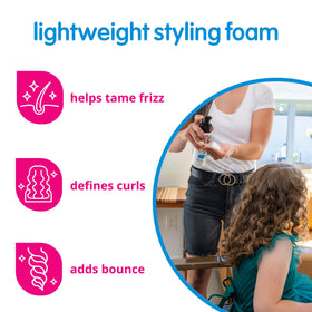 SO COZY pump dispensing airy foam that delivers easy, no-crunch styling control