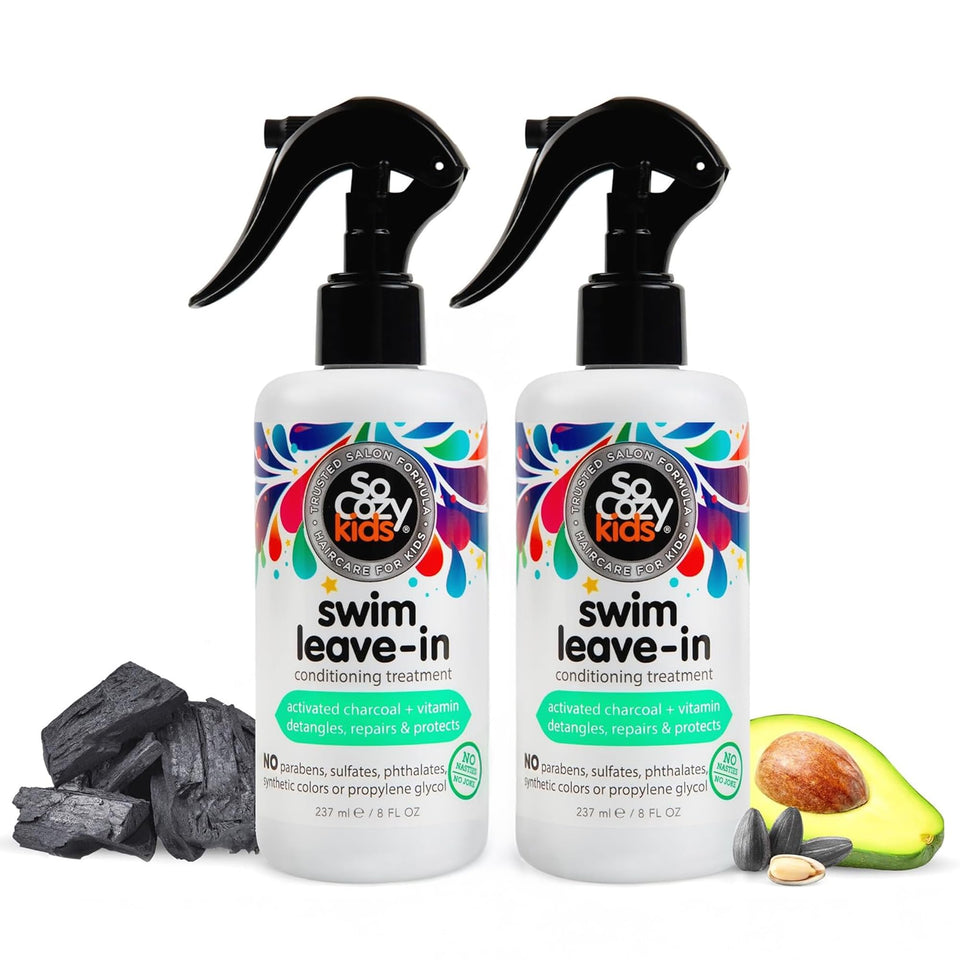 SO COZY front packaging showing 2-in-1 leave-in conditioner for kids