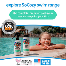 SoCozy travel bottle in a beach bag showing convenience for vacations and swim days