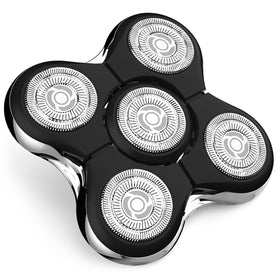 Sodaer front view of replacement blade showing five dual-track heads and clear fitment