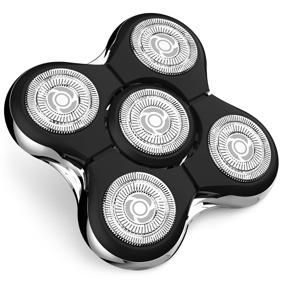 Sodaer front view of replacement blade showing five dual-track heads and clear fitment
