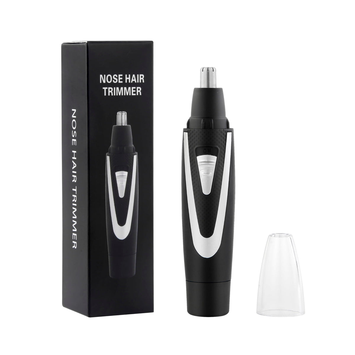 Sodynee front view of black trimmer showing ergonomic grip and compact size for easy handling