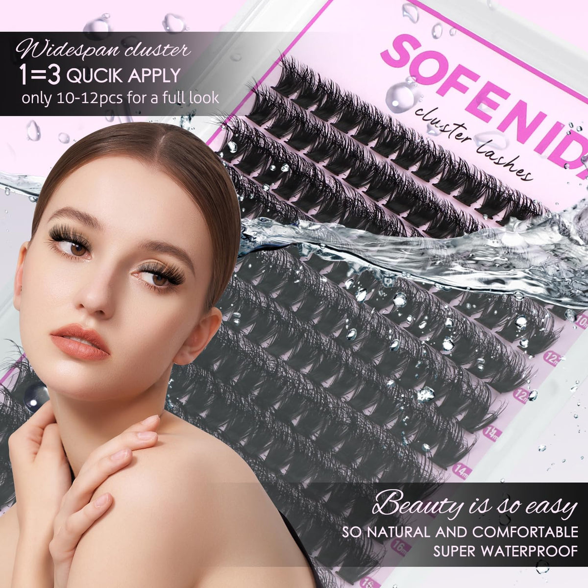 SOFENIDA application demo with tweezers for easy DIY placement
