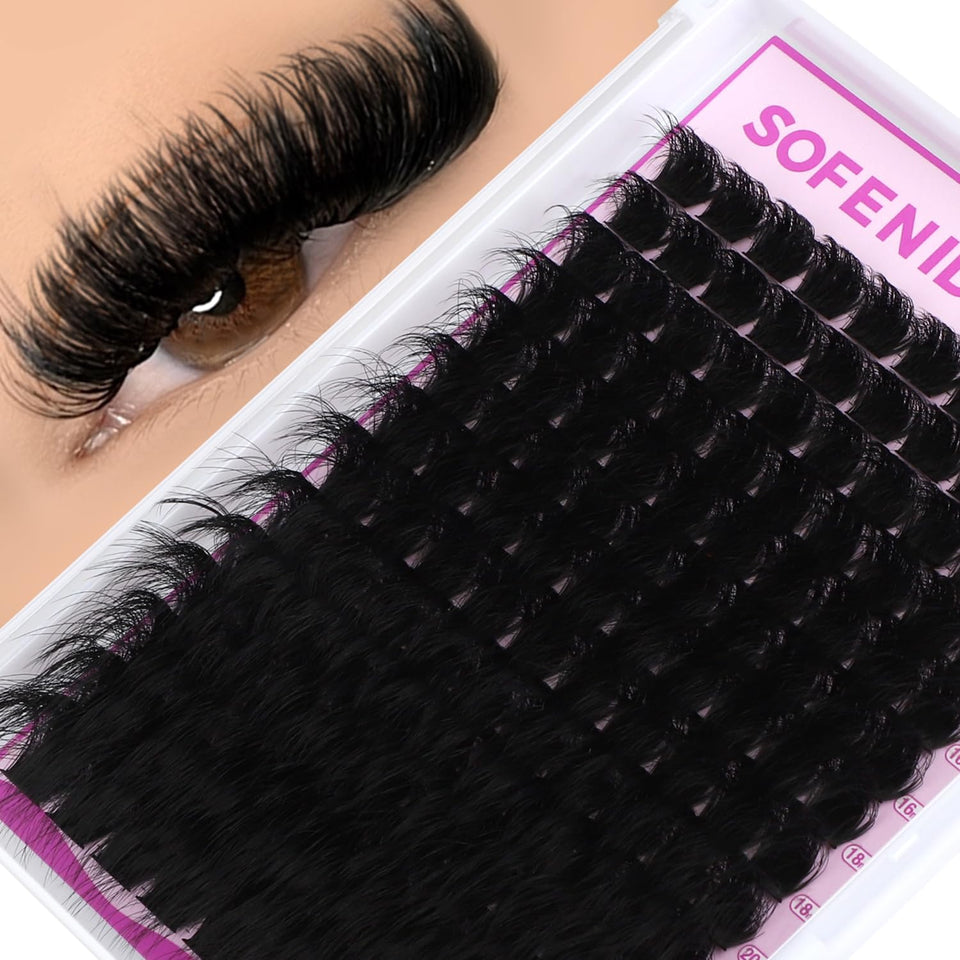 SOFENIDA front packaging tray showing 14 rows and mixed lengths, clear storage benefit
