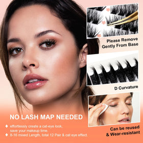 SOFENIDA length gradient 8–16mm creating cat-eye elongation